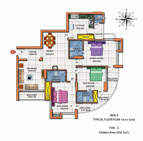 Typical Floor Plan 